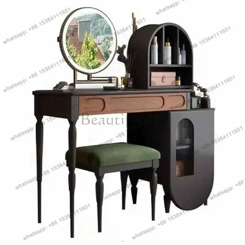 Organizador LJY, tocador negro - Beauty Makeup Vanity Set reseña y precio