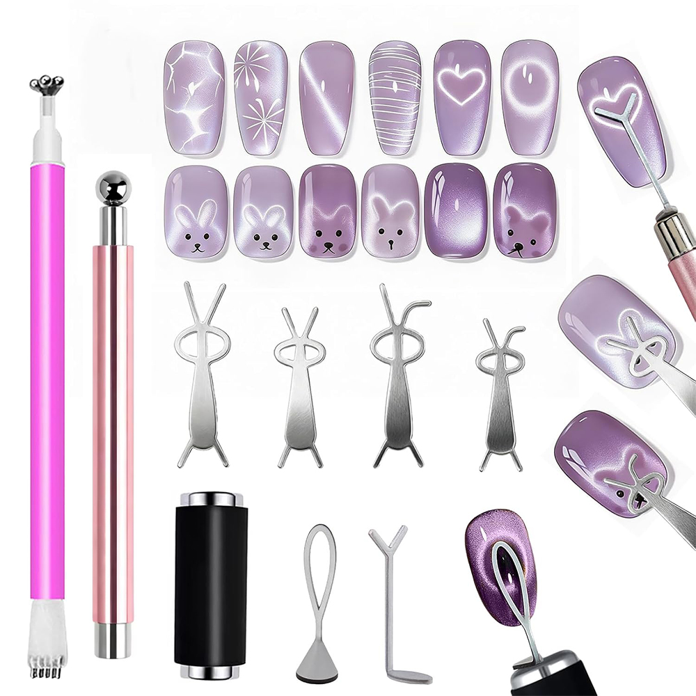 Juego de 10 Imanes para Uñas E - Contour Palette Stick reseña y precio