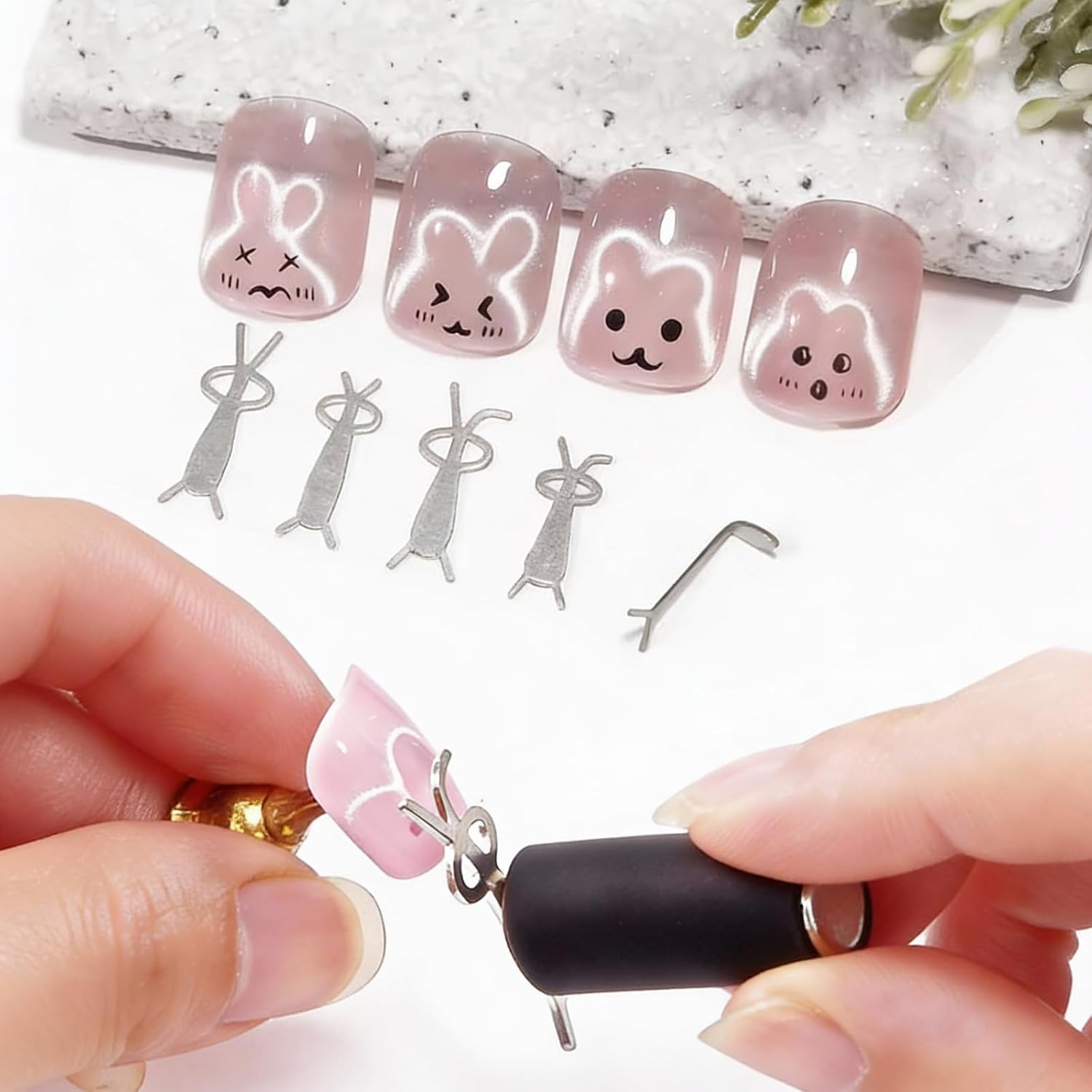 Juego de 10 Imanes para Uñas E - Contour Palette Stick reseña y precio